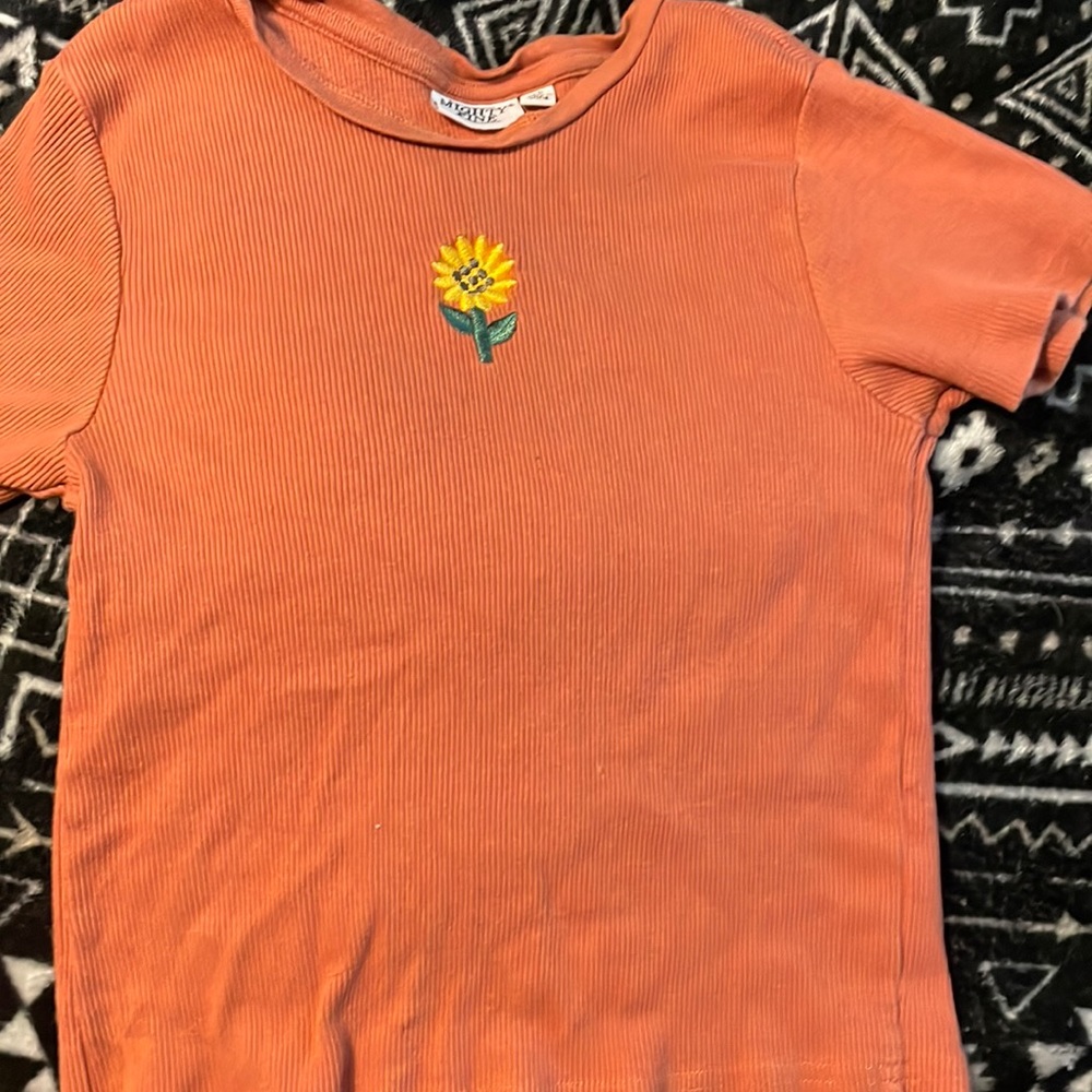 Sunflower semi cropped shirt